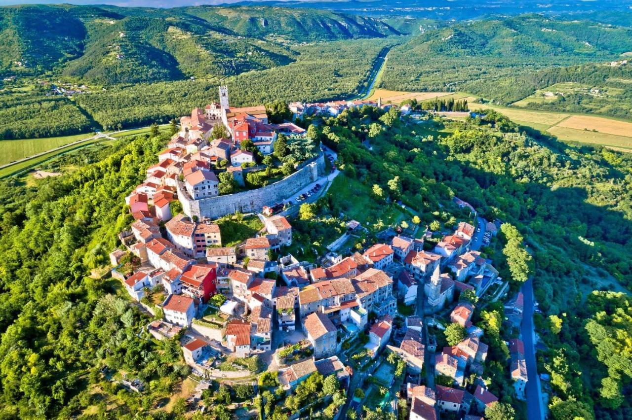 Casa Leonarda, Old Authentic Istrian Stone House Near Motovun, Central Istria Zamask Екстер'єр фото